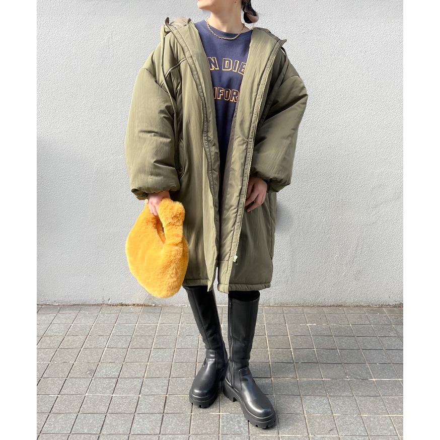 コート レディース 秋 冬 中わた 中綿 大きいサイズ ロング 撥水 厚手