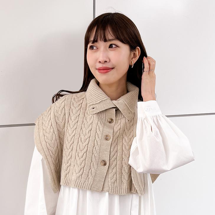 付け襟 タートルネック ハイネック つけ襟 ニット レディース トップス