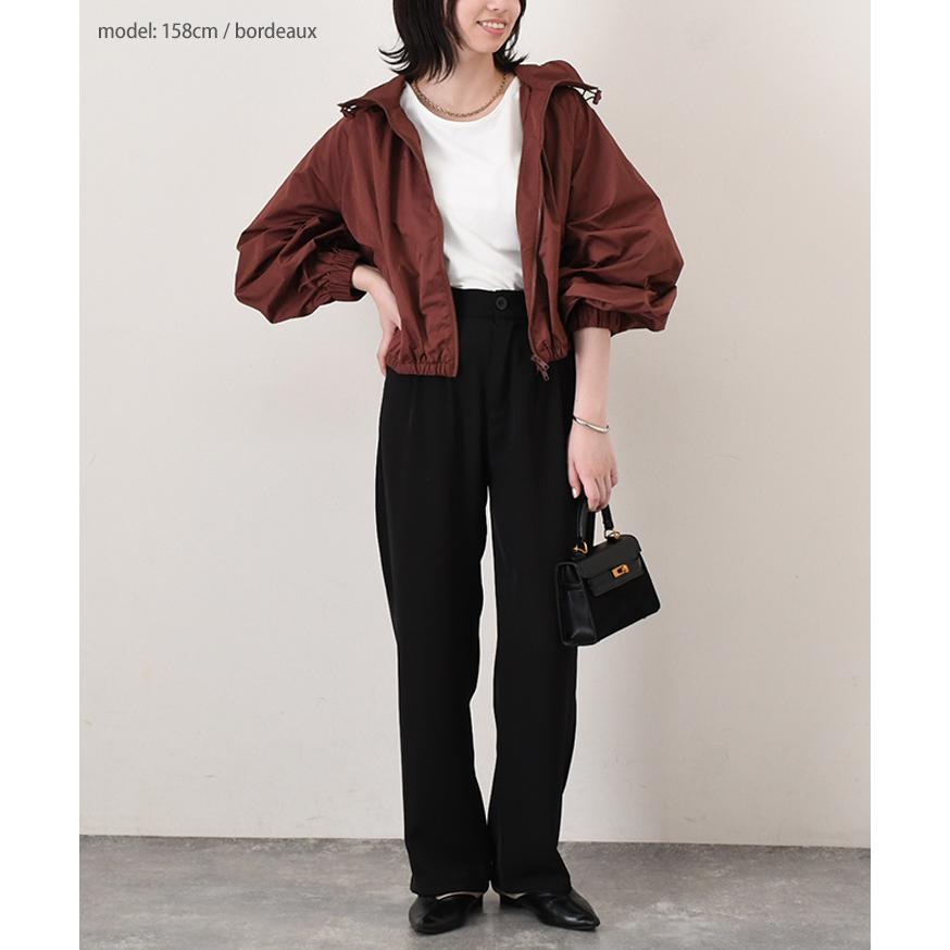 ブルゾン レディース 秋 冬 ショート丈 ダブルジップ カジュアル