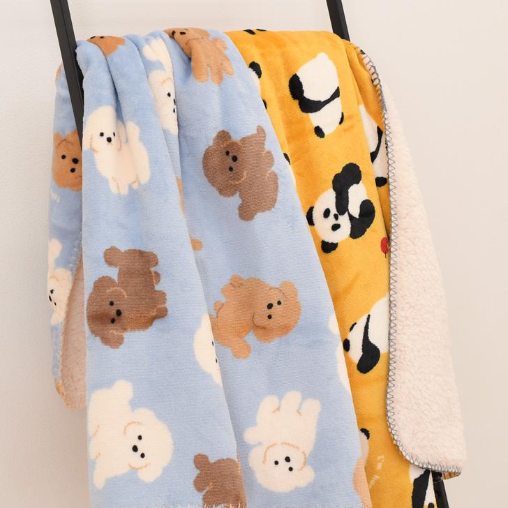膝掛け ひざ掛け ブランケット 70×100cm アニマル スワンネル 3way