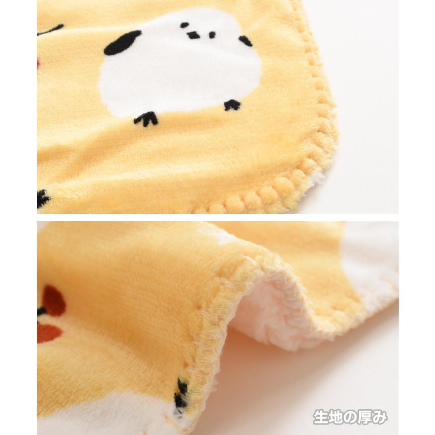 ブランケット 大判 ひざ掛け マルチブランケット 100×140cm アニマル