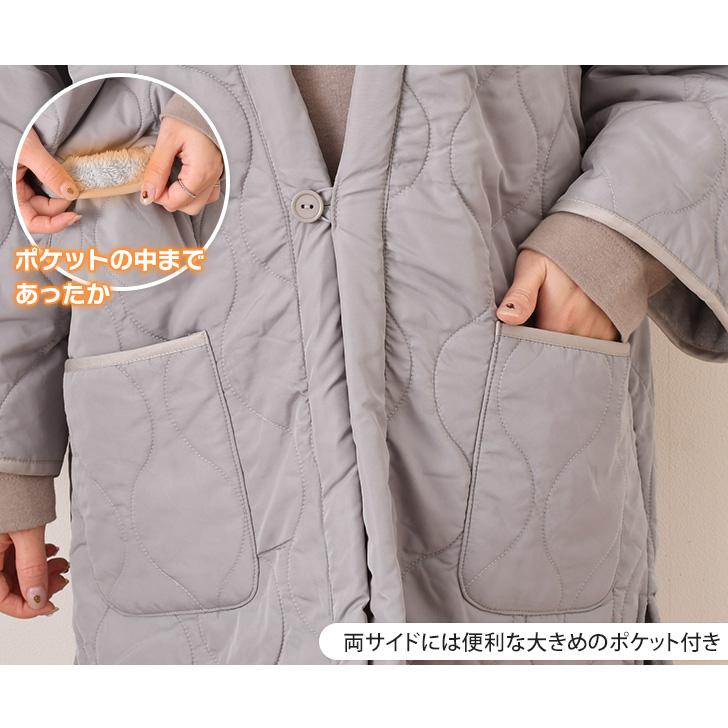 はんてん レディース 撥水 裏ボア キルティング e.e.p.weekend 暖かい