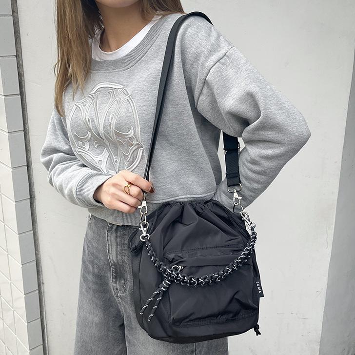 rika♡サマ専用 ショルダーバッグと折りたたみ団扇 ショルダーバッグ レディース ハンドバッグ SOBIA 巾着 バケツ型 斜