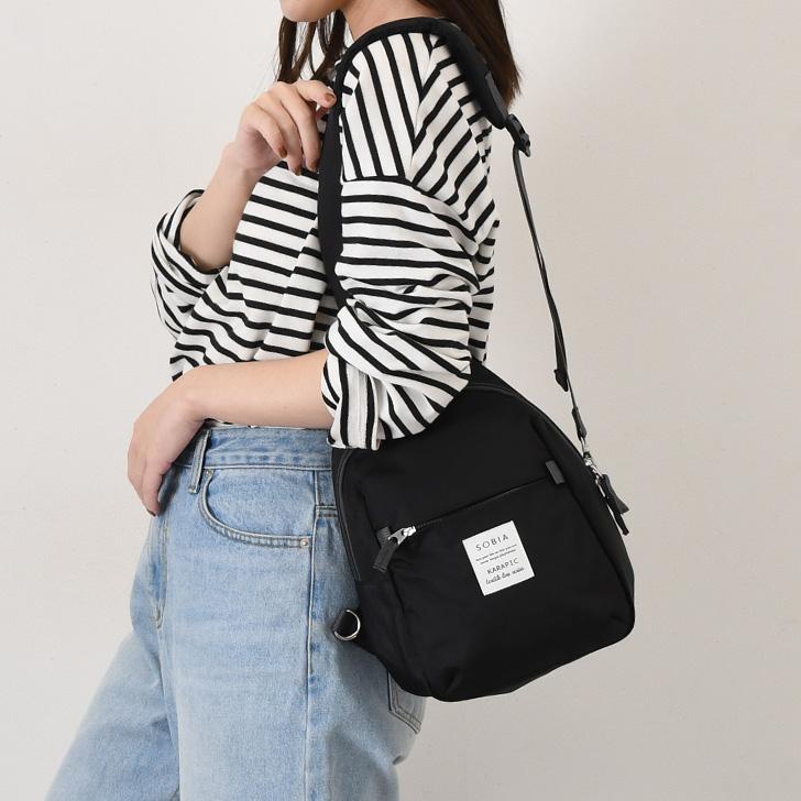 SOBIA ソビア ボディバッグ レディース おしゃれ 撥水 a5 軽量