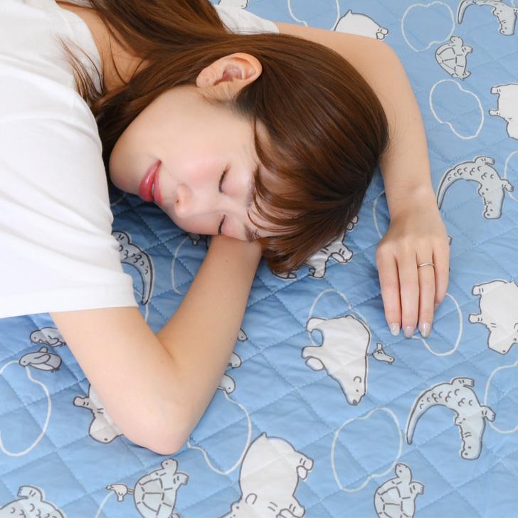 敷きパッド シングル 冷感 100×205 敷パッド 夏用 ゴムバンド ひんやり