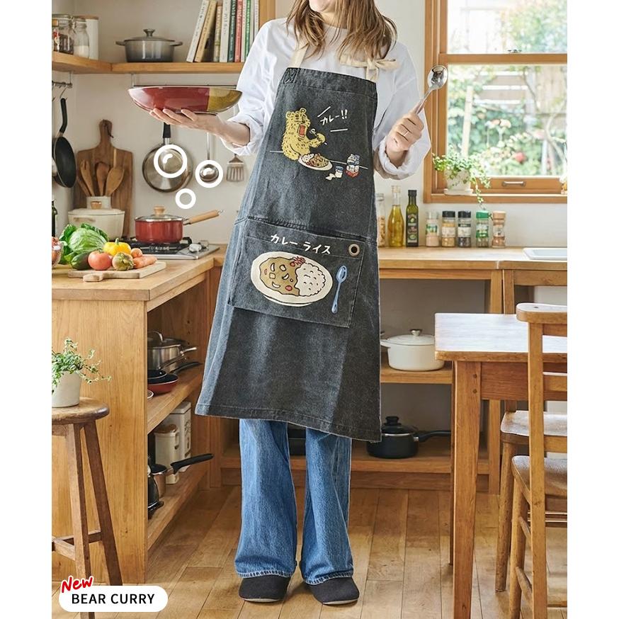 AND PACKABLE（アンドパッカブル） エプロン おしゃれ 大きいサイズ