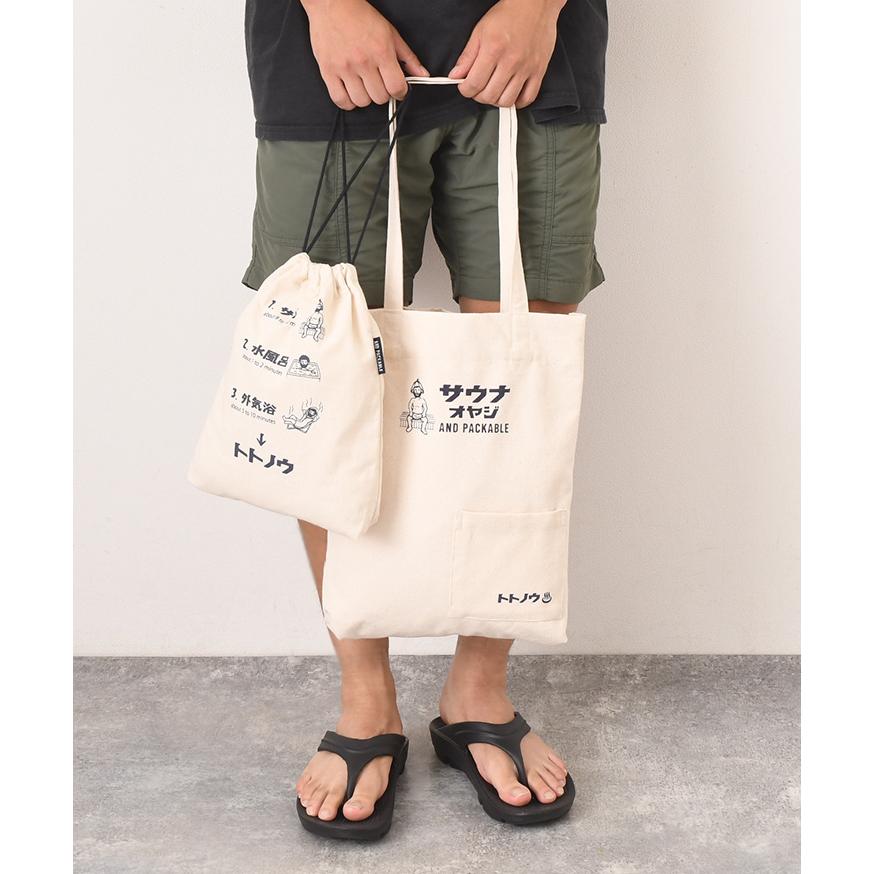 AND PACKABLE（アンドパッカブル） トートバッグ サウナ a4 メンズ