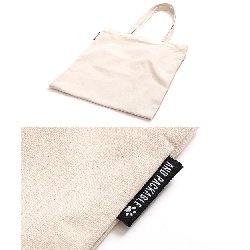 AND PACKABLE トートバッグ レディース 軽い 大きめ ネコ TB