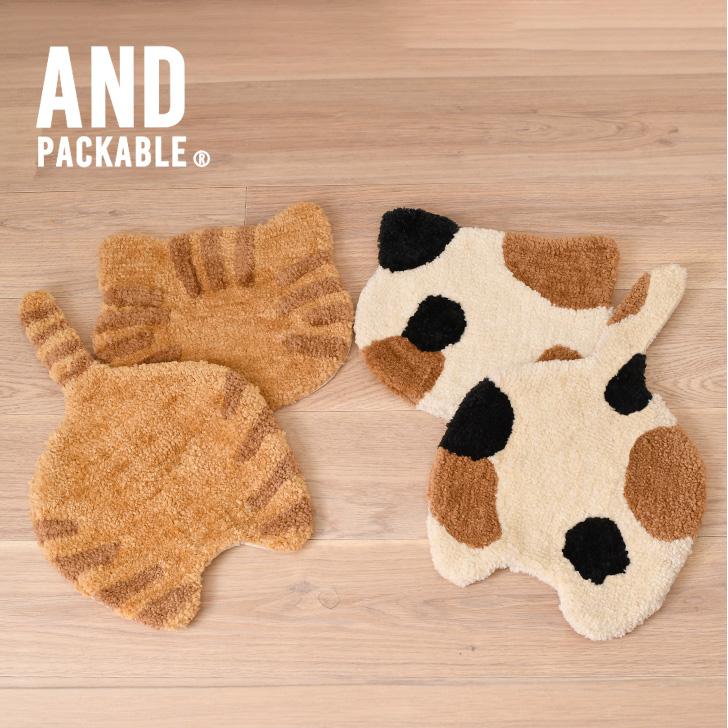 チェアパッド 猫 ねこ ネコ キャット デザイン しっぽ付き