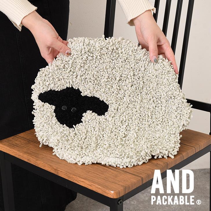 AND PACKABLE（アンドパッカブル） チェアパッド クッション 椅子 イス