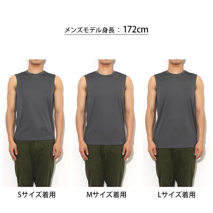 JUN&ROPE 吸汗速乾ノースリーブトップス M ブラック JUN&ROPE' tシャツ 「UV」「吸水速乾」ハーフZIPノースリーブ
