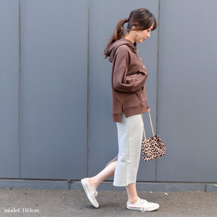 タイトスカート 裏起毛 レディース フィット ミモレ丈 ミディアム丈