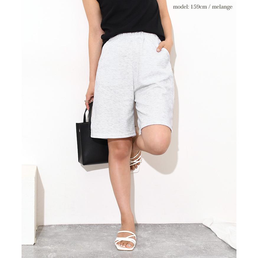 新素材新作 ハーフパンツ レディース スポーツ 膝丈 綿 ボトムス スウェッ ト 無地 カジュアル ゆったり ウエストゴム 短パン 部屋着 韓国 ポイント消化 Commerces Boutique