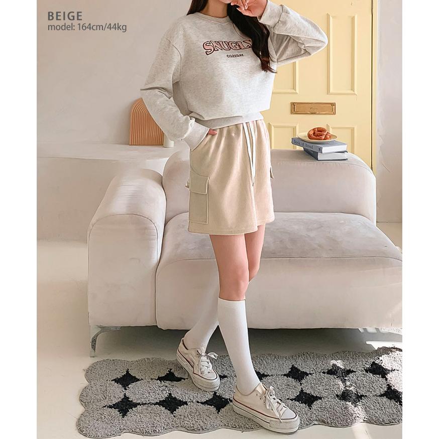 ミニスカート タイト 秋 冬 レディース 裏起毛 コーデュロイ あったか