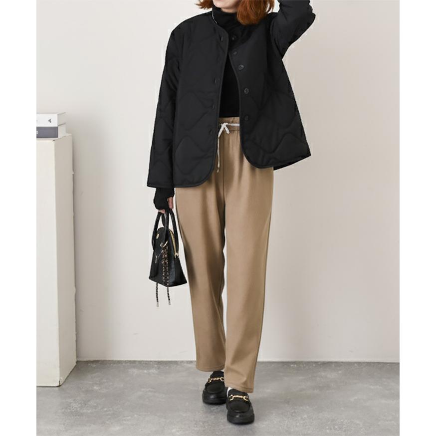 [UQQA] あったか コーデュロイ パンツ ボトムス レディース 秋冬 裏起毛 コーデュロイパンツ レディース 秋 冬 裏起毛 テーパード 防寒
