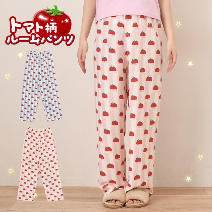 ルームパンツ レディース 春 夏 薄手 ウエストゴム ステテコ リラックス ズボン ボトムス 部屋着 ルームウェア パジャマ 下のみ 暑さ対策 | ブランド登録なし