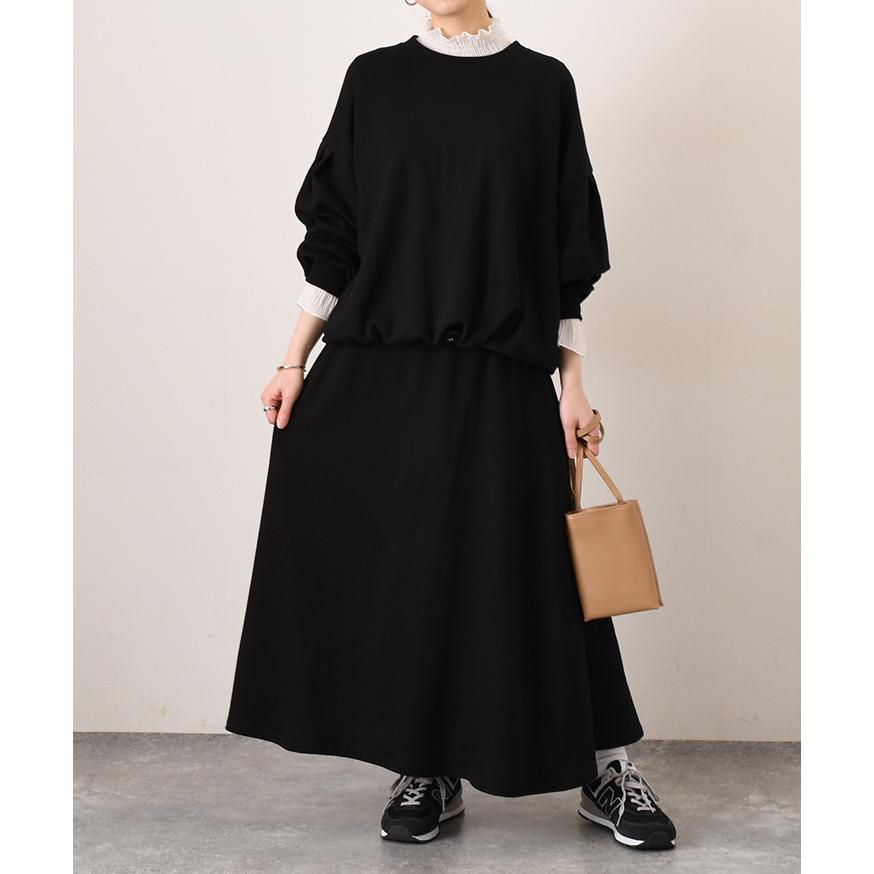 セットアップ レディース 春 秋 スカート ロング フレア ライト