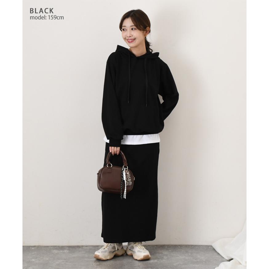 セットアップ レディース カジュアル 秋 冬 長袖 パーカー スカート