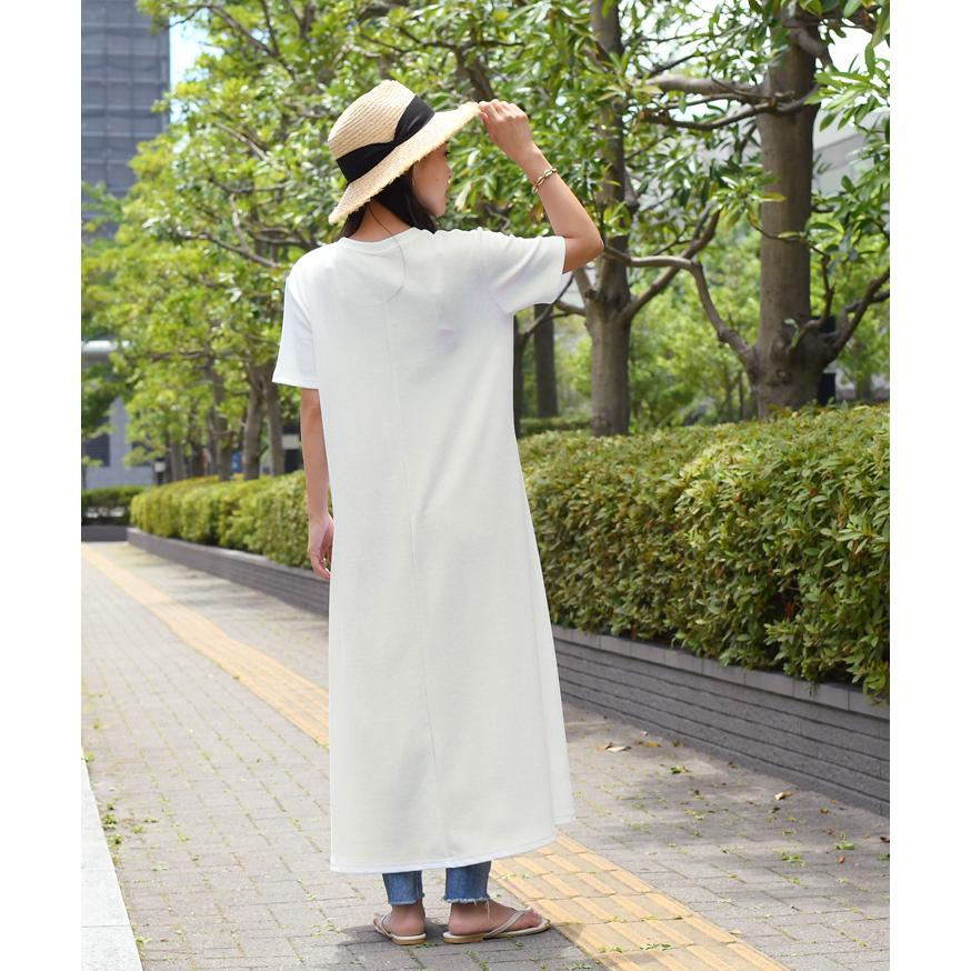 ワンピース レディース 夏 半袖 黒 フレア マキシ ロング カジュアル
