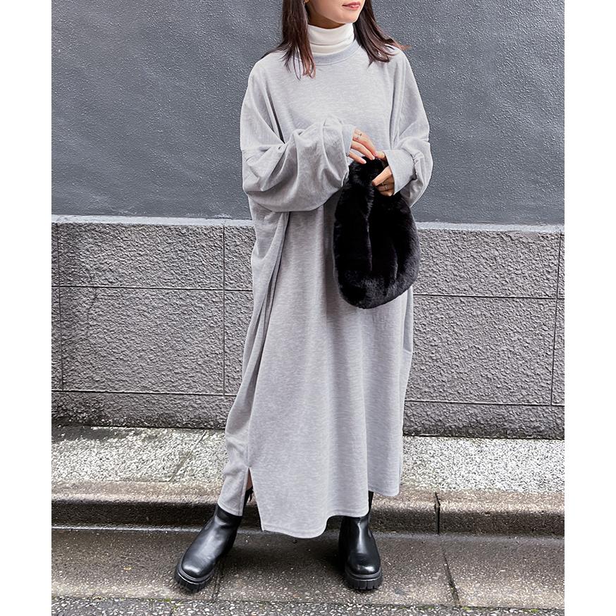 ワンピース レディース 春 秋 長袖 薄手 ロング丈 マキシ丈 ゆったり