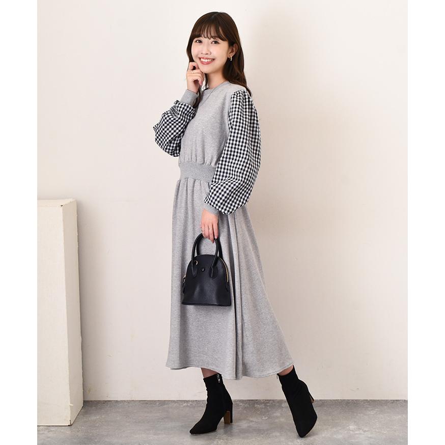 ワンピース レディース 秋 冬 春 長袖 ロング マキシ きれいめ