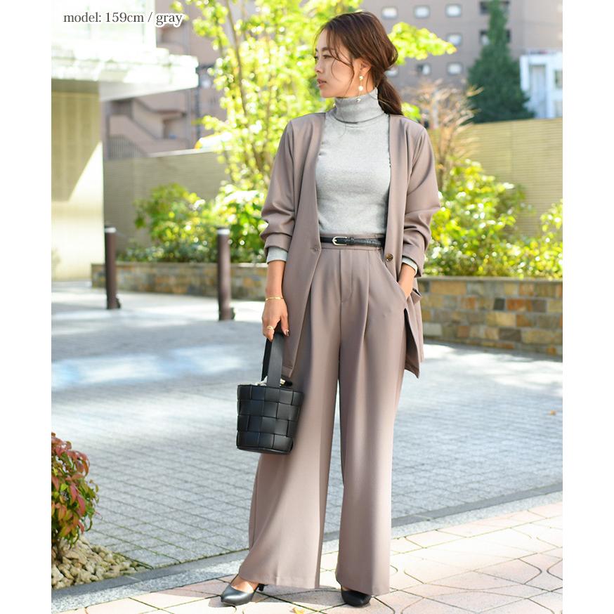 クーポン対象外 トップス レディース リブカットソー ハイネック タートルネック カットソー きれいめ 重ね着 タイト レイヤード 長袖 インナー 無地 長袖 カラー モカ Www Cognitiva La