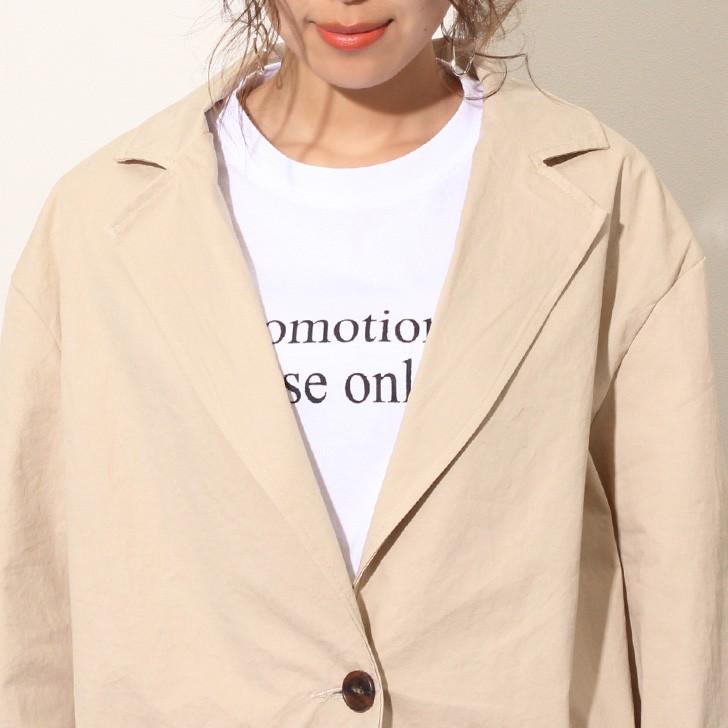 テーラードジャケット レディース 大きいサイズ アウター ロングコート 春 スプリングコート コットン 綿100 カジュアル ポイント消化 Wft Joknet Yahoo 店 通販 Yahoo ショッピング