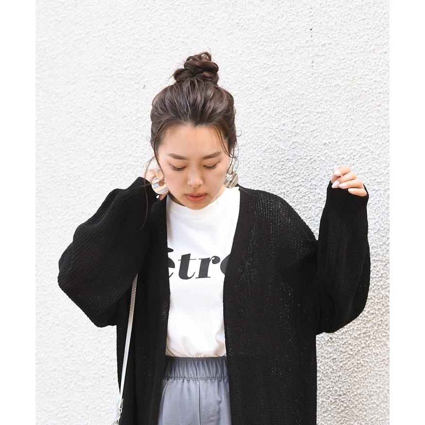 カーディガン レディース ニット 厚手 秋 冬 長袖 ゆったり