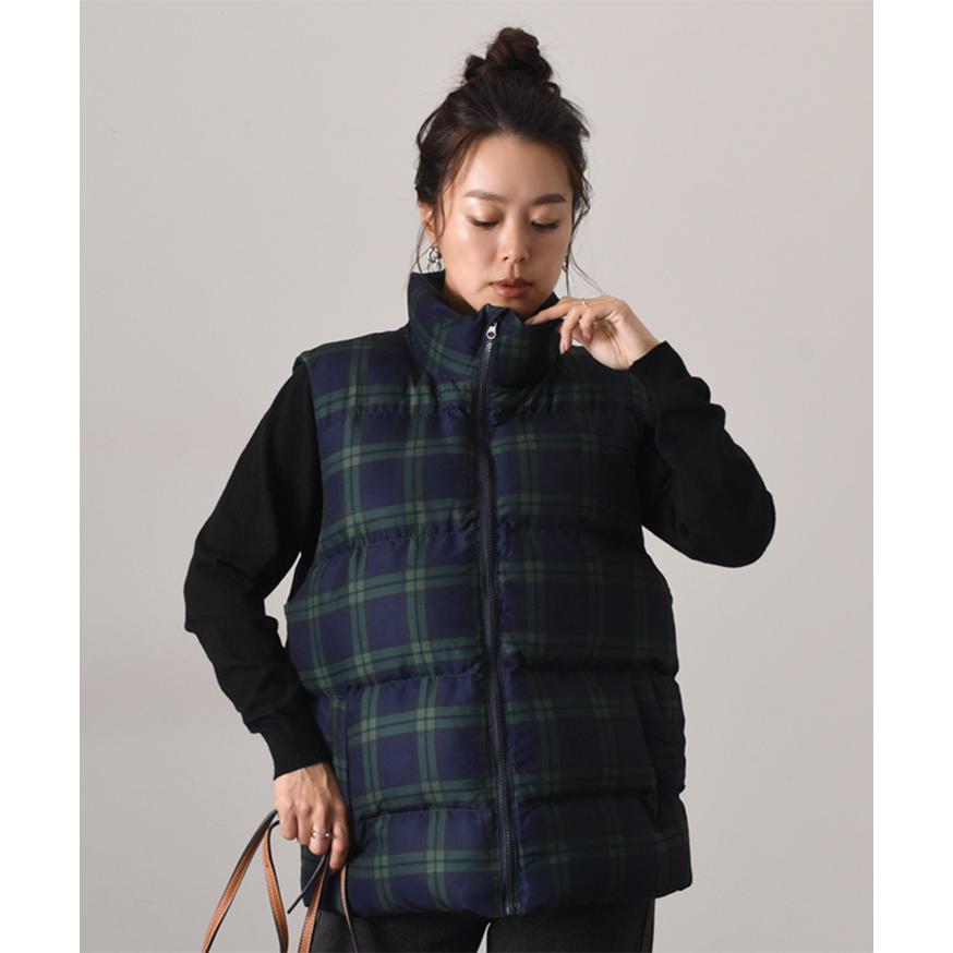 ベスト レディース 秋 冬 おしゃれ 前開き ダウン ジレ 中綿