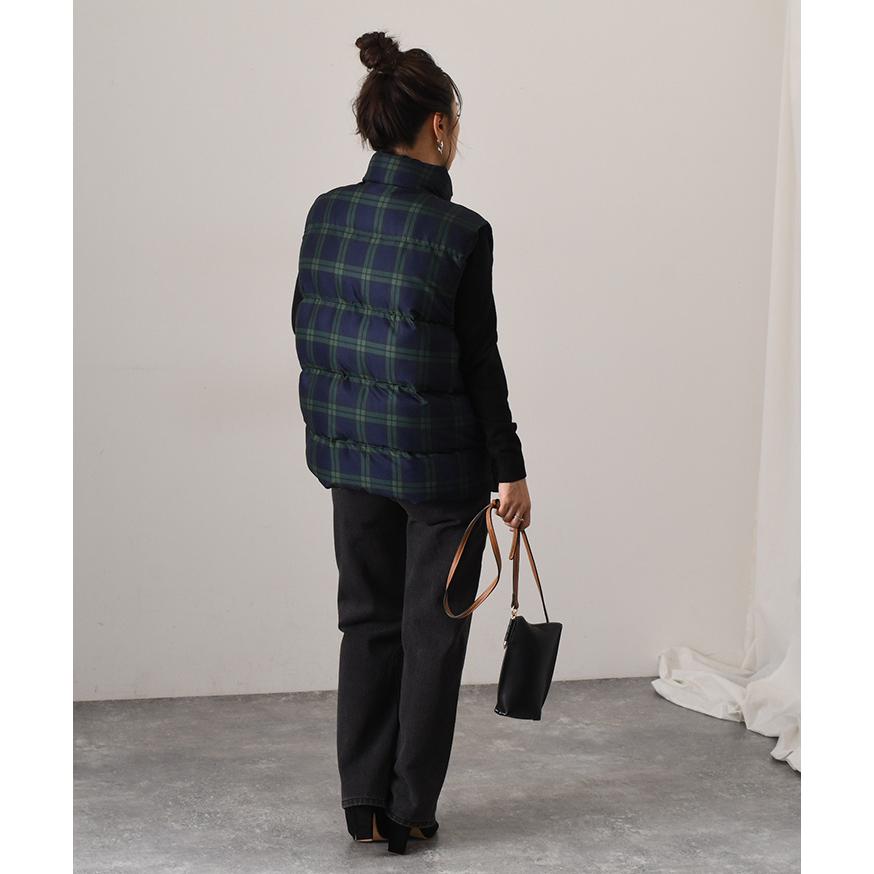 ベスト レディース 秋 冬 おしゃれ 前開き ダウン ジレ 中綿