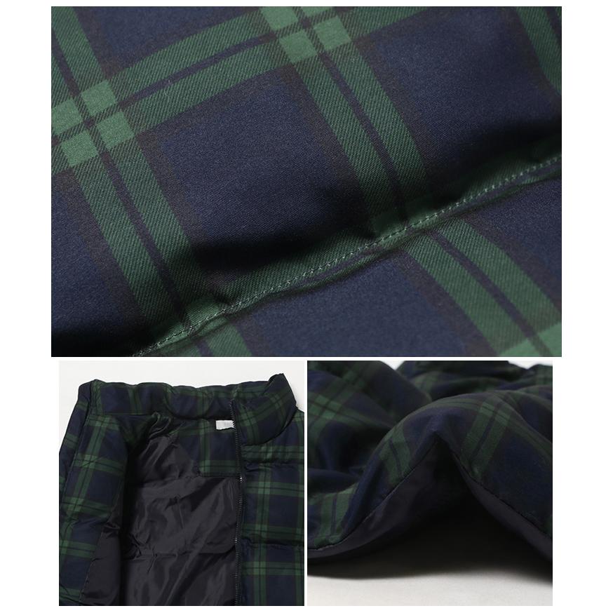 新作 ベスト レディース 秋 冬 おしゃれ 前開き ダウン ジレ 中綿 ジャケット アウター 羽織り レイヤード 重ね着 ゆったり チェック 柄 ベスト レディース 秋 冬 おしゃれ 前開き ダウン ジレ 中綿