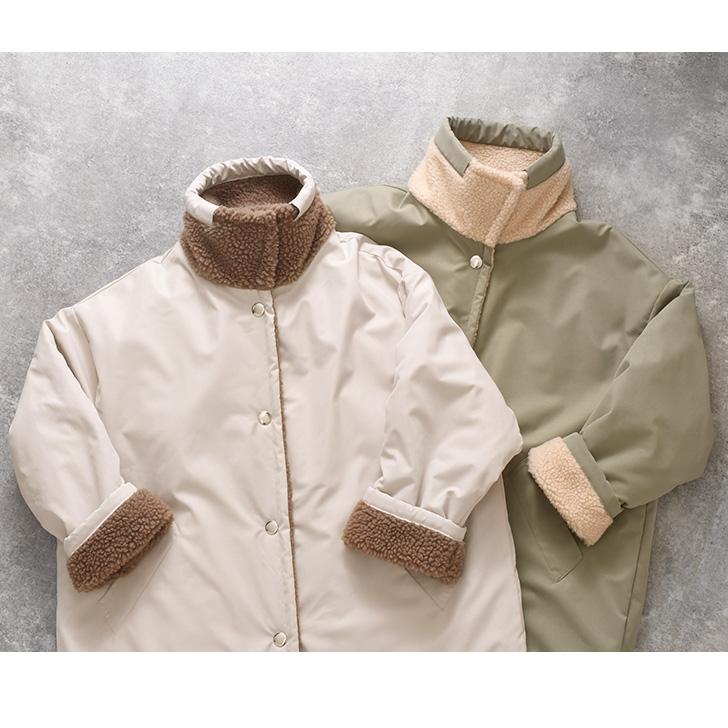 コート レディース 冬 ロング ボア 20代 30代 40代 ミリタリー