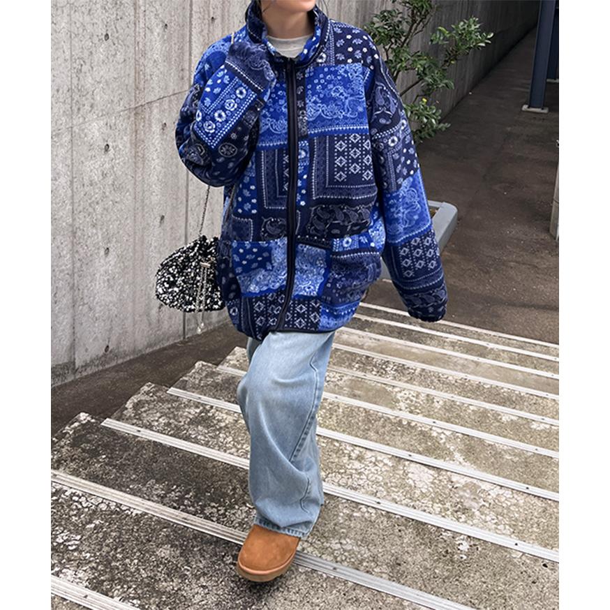 フリースジャケット レディース メンズ 秋 冬 アウター コート