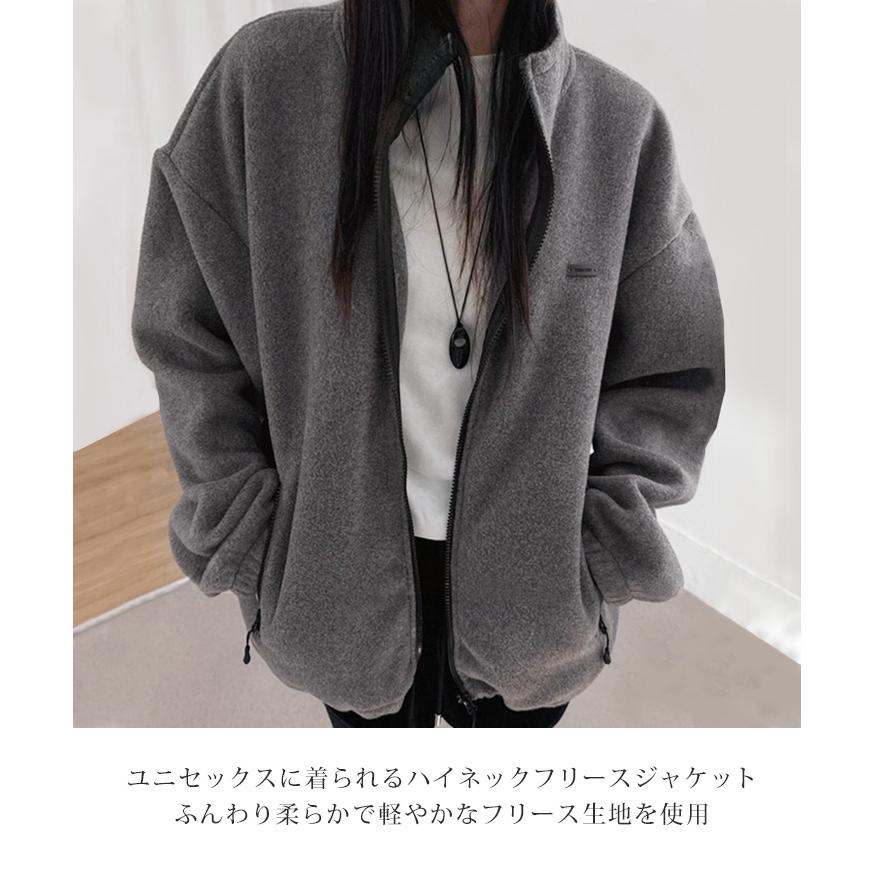 フリース レディース メンズ ジャケット フリースジャケット ジップ 前