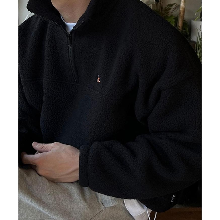 ボア フリース プルオーバー トップス メンズ レディース 長袖 冬 防寒