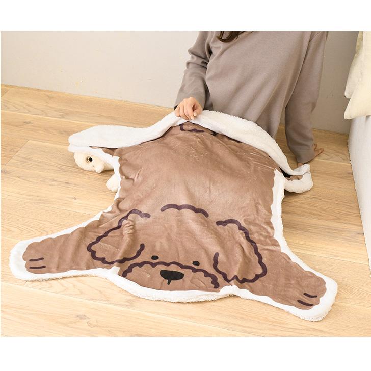 ブランケット 犬 おしゃれ ひざ掛け 毛布 暖かい あったか アニマル