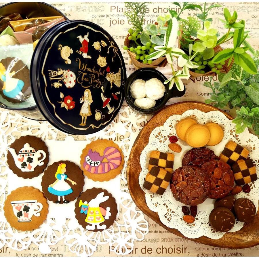 クッキー缶 アリス 可愛い お菓子 誕生日 プレゼント 母の日 おしゃれ 内祝い ギフト Cc A 動物クッキー ケーキの店 レネット 通販 Yahoo ショッピング