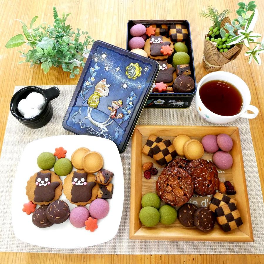 クッキー缶 猫 お菓子 可愛い お中元 ギフト 誕生日 プレゼント 退職祝い 人気 贈り物 還暦祝い 女性 |  | 02