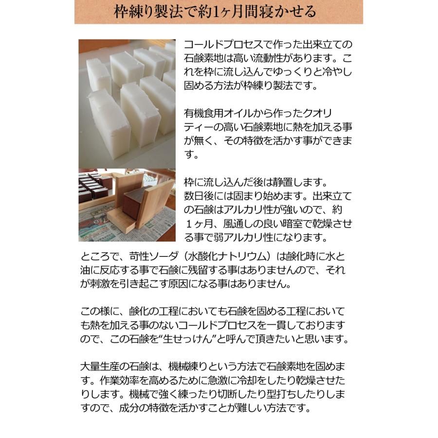 オーガニック ココナッツ石鹸 有機原料使用 85g 2個 コールドプロセス