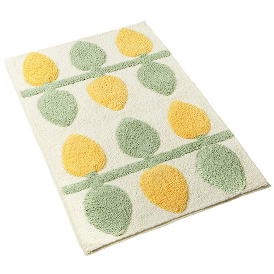 玄関マット 洗える 室内 浴室マット 北欧 おしゃれ 滑り止め 屋内 シンプル モダン 45 65 Rf Matlemon Mk レインフォレスト 通販 Yahoo ショッピング