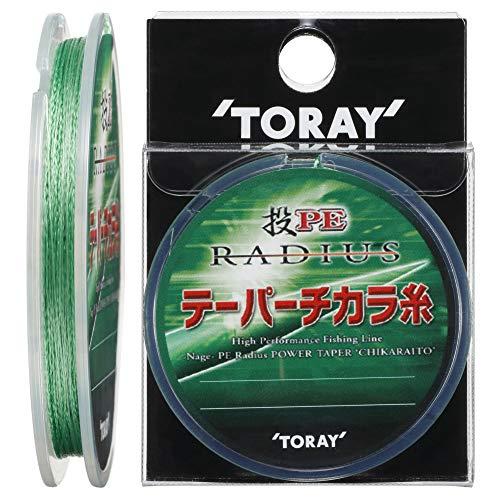 最大97 オフ 東レ Toray Peライン 投 Pe ラディウス テーパーチカラ糸 13m 1 5 6号 マットグリーン Cisama Sc Gov Br