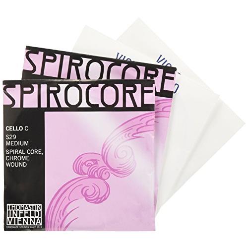 チェロ弦セット バーサム スピロコア クロム巻き