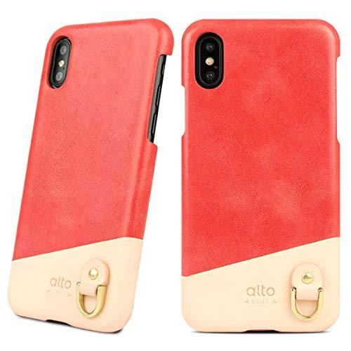 代引き手数料無料 Alto Anello Iphone Xs Max 6 5 イタリア製 本革 レザー Iphone ケース ハンドメイド コーラルレッド 日本全国送料無料 Studiostodulky Cz