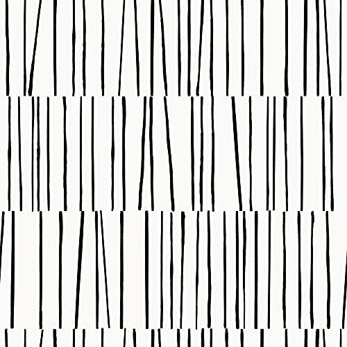 テンペーパー Tempaper ホワイトブラック 壁紙シール 貼って はがせる はがせる 内装 Geggeiefgeefhi Navgz ホワイト