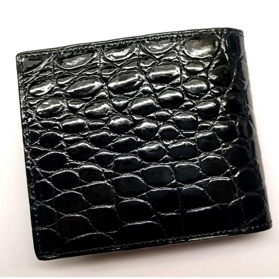 クロコダイル 財布 メンズ 2つ折り 無双つくり 日本製 a020