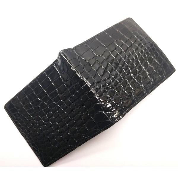 クロコダイル 財布 二つ折り 日本製 メンズ05 : ライパラ ! - 通販