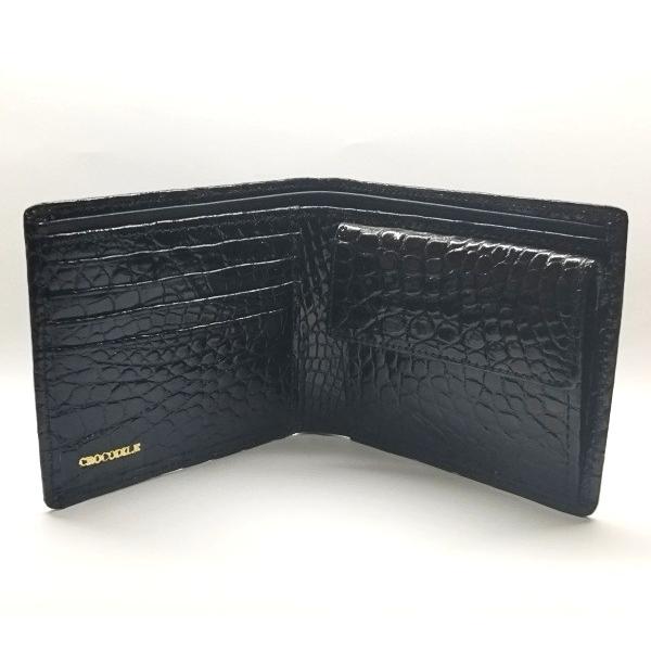 クロコダイル 財布 二つ折り 日本製 メンズ05 : ライパラ ! - 通販