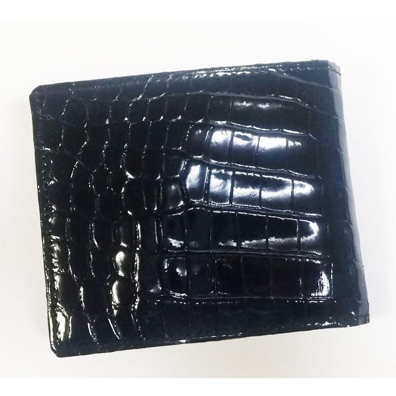 クロコダイル 財布 メンズ 2つ折り 無双仕上げ 日本製 078 : ライパラ