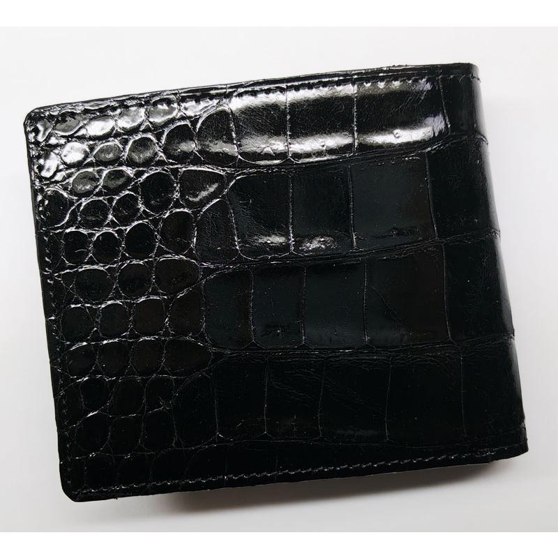 クロコダイル 財布 メンズ 2つ折り 無双仕上げ 日本製 079 : ライパラ
