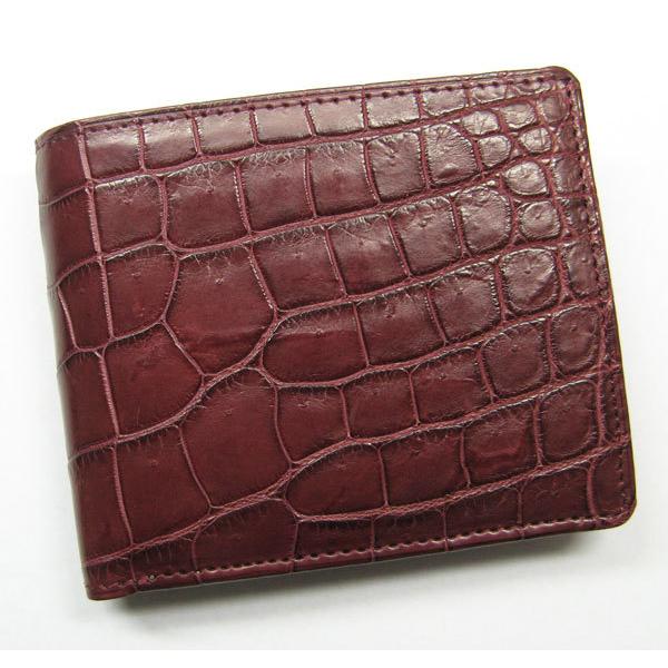 クロコダイル 財布　2つ折り　日本製 東京クロコダイル 財布 メンズ 二つ折り二つ折り 日本製 クロコダイル
